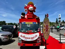 Tour de France Caravane 1/43 Miniatur La Vache qui rit (Neu und